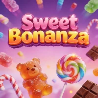 Sweet Bonanza game image for SpinDog Casino players in the United Kingdom